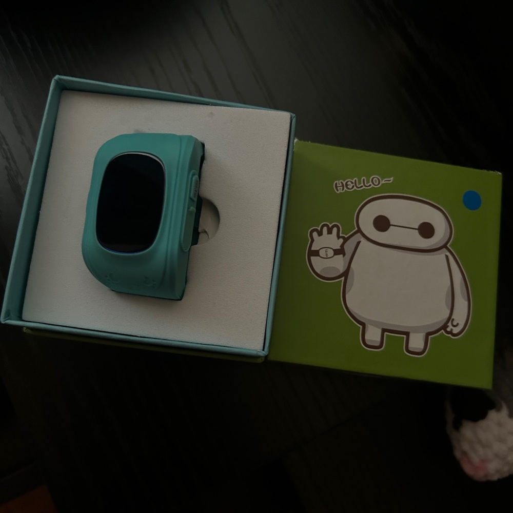 Kids Smart Watch - Teal Silicone Band